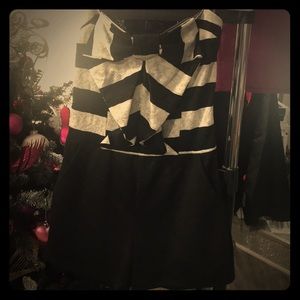 Cute bow tie short romper